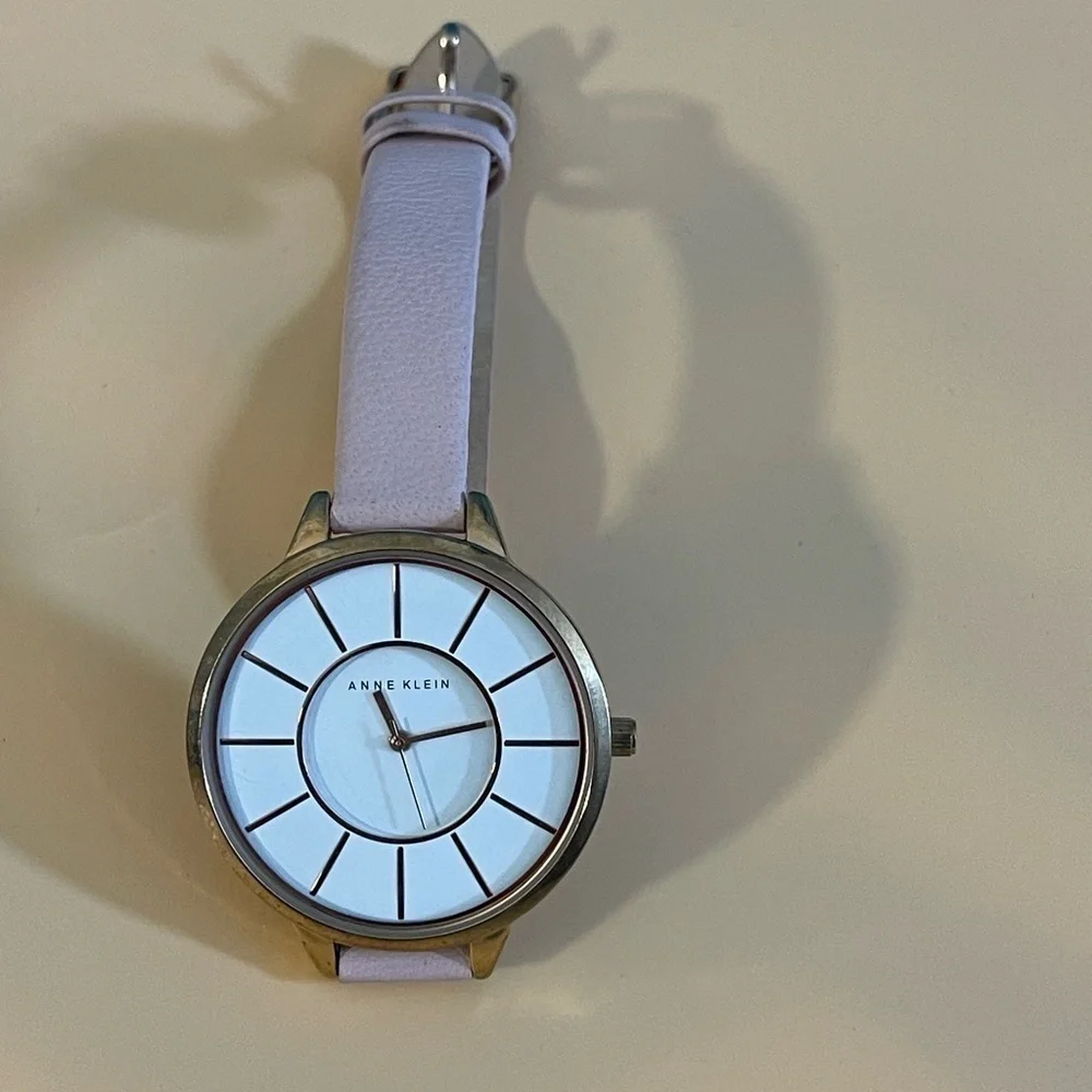Anne Klein Genuine Leather Watch